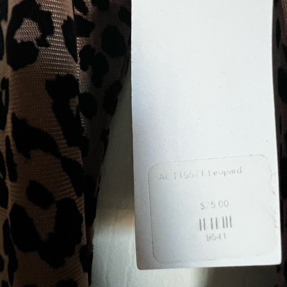 NWT ASTR Leopard Sheer bodysuit size medium New With Tags - Picture 10 of 12